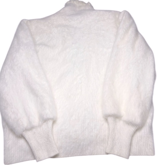 Vintage 1990 Christine Phillipe 90% Angora Cardigan SzL Super Soft Quiet Luxury - Picture 8 of 10